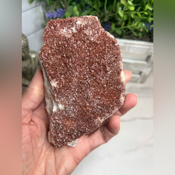 Beautiful Red Calcite with Dolomite and Chalcopyrite - Picture 3 of 3